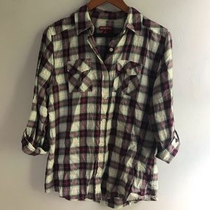 Plaid Button Down Shirt